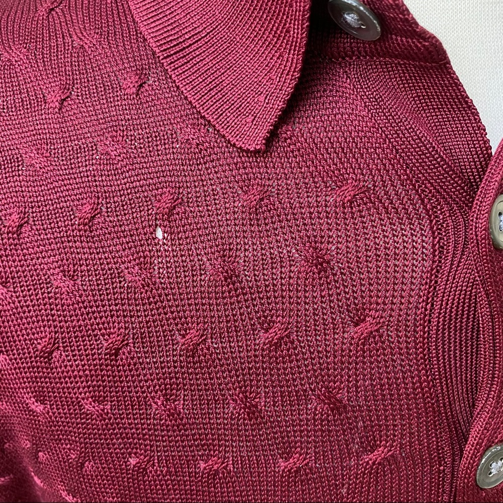 Neiman Marcus Woven Silk Sweater - Picture 4 of 15